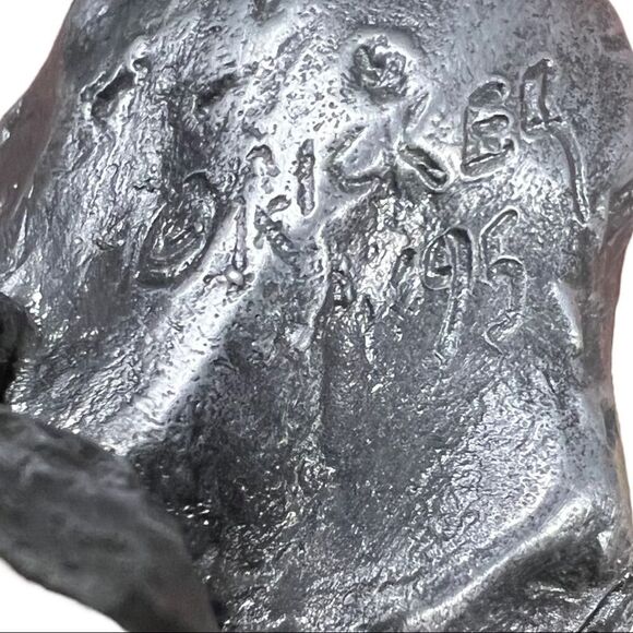 MICHAEL A. RICKER Swimming Dolphins #1 Signed Pewter Figure Ocean | Certified - Picture 8 of 9